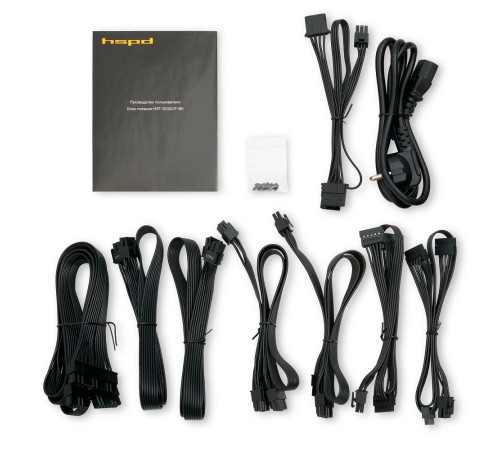 Блок питания 1200 Вт HSPD HST-1200GF-BK, черный