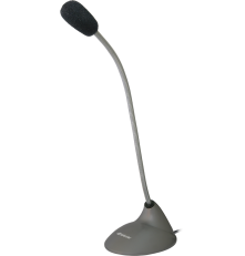 Микрофон Defender MIC-111, 1.5 м, серый