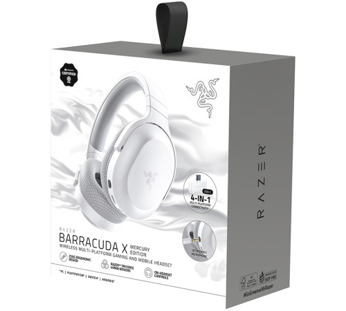 Гарнитура беспроводная Razer Barracuda X 2022, белый