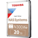 Жесткий диск 20TB Toshiba N300 NAS PRO HDWG62AXZSTB
