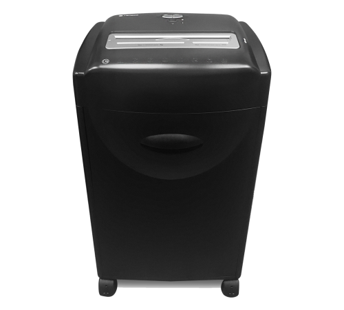 Уничтожитель документов ГЕЛЕОС УМ42-4, черный/серебристый