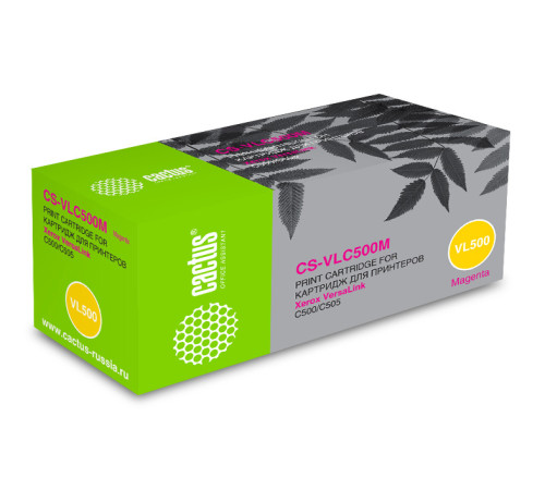 Картридж лазерный Cactus CS-VLC500M 106R03878 для Xerox VersaLink C500/C505, пурпурный (2400 стр.)