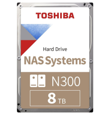 Жесткий диск 8TB Toshiba N300 NAS HDWG780UZSVA