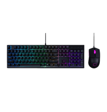 Комплект (клавиатура + мышь) проводной Cooler Master MS110, черный