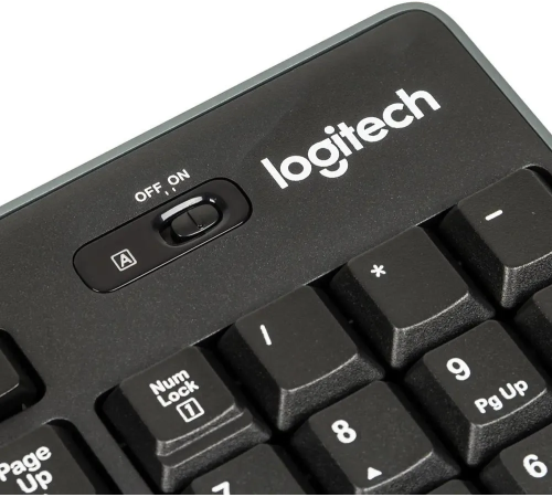 Комплект (клавиатура/мышь) беспроводной Logitech MK270, черный