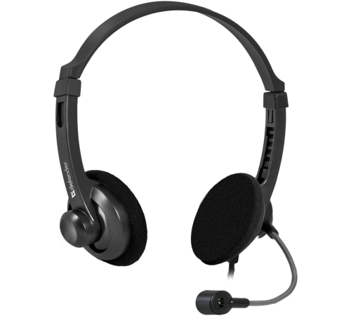 Гарнитура проводная Defender Aura 104, черный