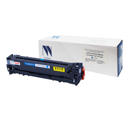 Тонер-картридж NVP NV-CF211A/CE321A/CB541A/NV716/731 для HP/Canon LaserJet Pro 200 color MFP M276n/ MFP M276nw/ 200 M251n/ M251nw/ CM1415fn/ CM1415fnw/ CP1525n/ CP1525nw/ LBP 7100 i-Sensys 7100CN/ 7110/ 7110CW/ MF 623CN/ 628CW/ 8230, голубой (2800 стр.)