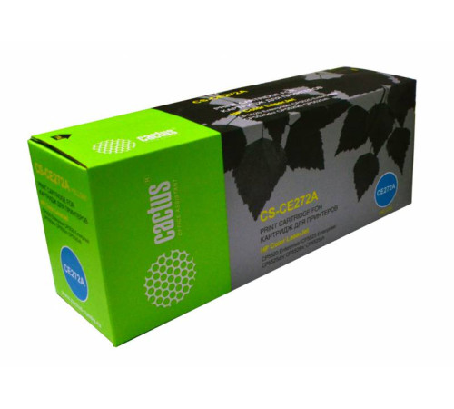 Картридж Cactus CS-CE272A CE272A для HP LJ Ent CP5525, желтый (15000 стр.)