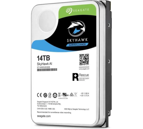 Жесткий диск 14TB Seagate SkyHawk Surveillance ST14000VE0008