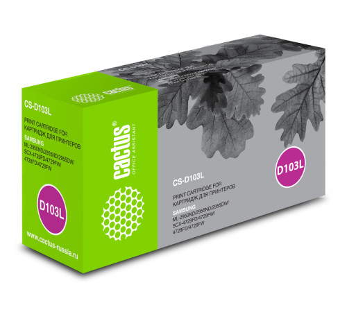 Картридж Cactus CS-D103L MLT-D103L для Samsung SCX-4728FD/ML-2955ND/2955D (2500 стр.)