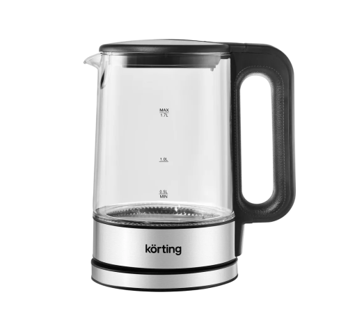 Чайник KORTING KWK 0902 G, серебристый/черный