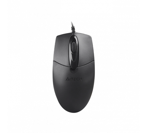 Мышь проводнаяA4Tech OP-720S, 1200 dpi, USB, 3 кнопки, черный