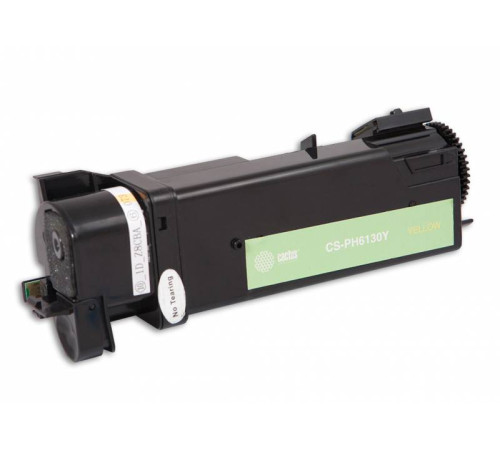 Картридж Cactus CS-PH6130Y 106R01284 для Xerox Phaser 6130/6130n, желтый (1900 стр.)