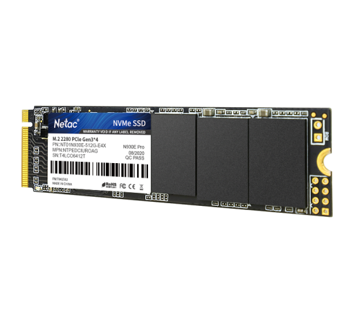 Твердотельный накопитель Netac N930E Pro, 512GB, M.2(22x80mm)