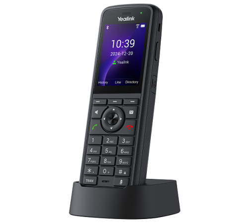 IP-телефон YEALINK AX86R, 2.4", Wi-Fi 6, IP67, Alarm, виброоповещение, Bluetooth, 3.5 mm, Type-C, SNC, звук HD, черный
