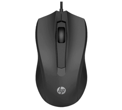 Мышь проводная HP 100, черный