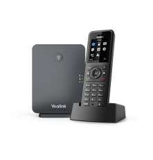 SIP-телефон YEALINK W77P (база W70B+трубка W57R) до 10 SIP-аккаунтов, до 10 трубок на базу, до 20 одновременных вызовов, черный