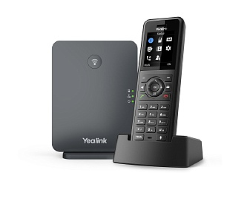 SIP-телефон YEALINK W77P (база W70B+трубка W57R) до 10 SIP-аккаунтов, до 10 трубок на базу, до 20 одновременных вызовов, черный SIP-телефон YEALINK W77P (база W70B+трубка W57R) до 10 SIP-аккаунтов, до 10 трубок на базу, до 20 одновременных вызовов, черный