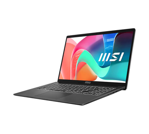 Ноутбук MSI Modern 15 F1MG, Intel Core 5 120U/DDR4 16GB (8GB*2)/512GB SSD/Intel Graphics/15.6/FHD/1920*1080/IPS/Dos/серый