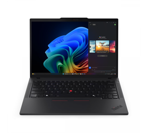 Ноутбук Lenovo ThinkPad T14 Gen6, Intel Ultra 7 255H/16+16Gb DDR5-5600/1Tb SSD m.2/Intel Graphics/14"/WUXGA/1920x1200/IPS/WiFi 6E/BT/Kb Ru/Eng/Win11 Pro/черный