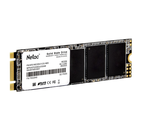 Твердотельный накопитель Netac N535N, 512GB, M.2(22x80mm)