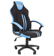 Офисное кресло Chairman game 26, черный/голубой
