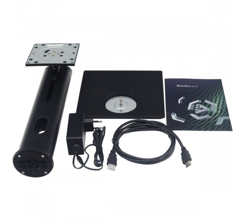 Монитор 23.8" Raskat I24F10DAP 23.8" (IPS, 1920-1080, VGA+HDMI+DP, 5ms, 178°/178°, 1000:1, 100Hz, Pivot, Black)