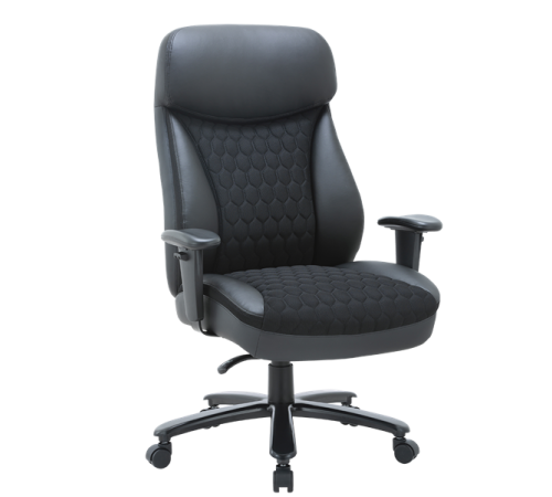 Офисное кресло Chairman CH414, экокожа/ткань, черный