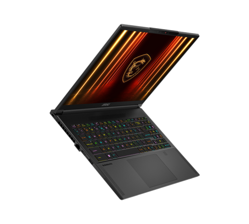Ноутбук MSI Stealth 16 AI A2HWFG-086XRU, Intel Core 7 255H/16"/16:10/QHD+2560x1600/OLED/DDR5 32GB (16GB*2)/1TB SSD/NV RTX 5060 (GDDR7 8GB)/Dos/черный