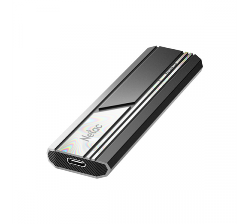 Внешний накопитель SSD 1TB Netac ZX10, USB 3.2, черный/серебристый