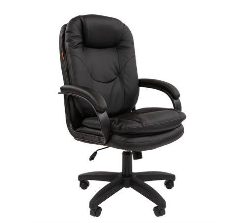 Офисное кресло Chairman 668 LT, экопремиум, черный