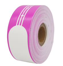 Браслеты на руку в рулоне Ninestar (GG), розовый, 35 мм/260 мм (100 шт. /рулон)