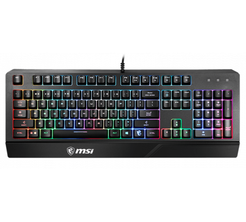 Клавиатура проводная игровая MSI VIGOR GK20, USB, черный