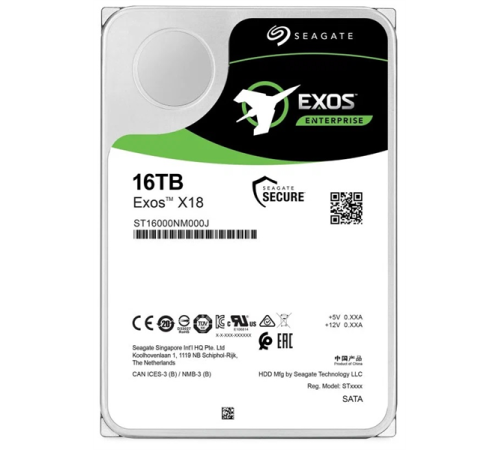 Жесткий диск 16TB Seagate Exos X18 ST16000NM000J