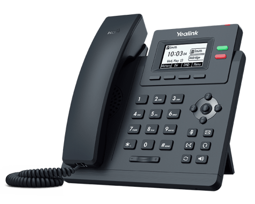SIP-телефон YEALINK SIP-T31P, 2 SIP-аккаунта, 2.3" LCD-экран 132х64, PoE, БП в комплекте, черный SIP-телефон YEALINK SIP-T31P, 2 SIP-аккаунта, 2.3" LCD-экран 132х64, PoE, БП в комплекте, черный