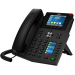 SIP-телефон Fanvil X5U, 16 SIP-аккаунтов, 3.5" 480x320 цветной экран, POE, БП в комплекте, 2x1 Gbps, BT 4.2, чёрный