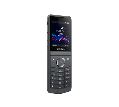 SIP-телефон LINKVIL W620W, 8 SIP-аккаунтов, 2.4" 240 х 320 цветной экран, BT 5.0, 3000 mAh, черный