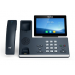 SIP-телефон YEALINK SIP-T58W Pro,  16 аккаунтов, цветной сенсорный экран 7" 1024х600, Android, WiFi, Bluetooth трубка, GigE, без БП, черный