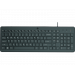 Клавиатура проводная HP 150, USB. черный