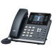 SIP-телефон YEALINK SIP-T44W, 12 аккаунтов, 2 порта USB, Wi-Fi, цветной экран 2.8", BLF, PoE, GigE, без БП, черный