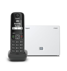 SIP-телефон GIGASET AS690A IP BASE, черный/белый