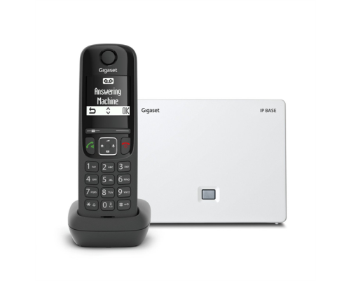 SIP-телефон GIGASET AS690A IP BASE, черный/белый SIP-телефон GIGASET AS690A IP BASE, черный/белый
