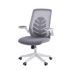 Офисное кресло Chairman CH565, белый пластик, серый