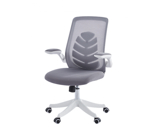 Офисное кресло Chairman CH565, белый пластик, серый