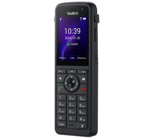 IP-телефон YEALINK AX86R, 2.4", Wi-Fi 6, IP67, Alarm, виброоповещение, Bluetooth, 3.5 mm, Type-C, SNC, звук HD, черный