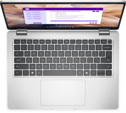 Ноутбук Dell Pro 14 Plus PB14250, Intel Core Ultra 5 236V/16GB LPDDR5/512GB SSD/Intel  Arc graphics/14"/FHD+/Linux/KB Eng/Rus/серебристый