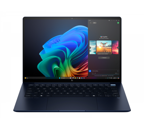 Ноутбук HP EliteBook Ultra G1i AI, Intel Core U7-258V/32Gb LPDDR5x-8533/1Tb SSD NVMe/14"/3K/2880x1800/OLED/400cd/Touchscreen IR AGENG/RU Kbd/Win 11 Pro/синий