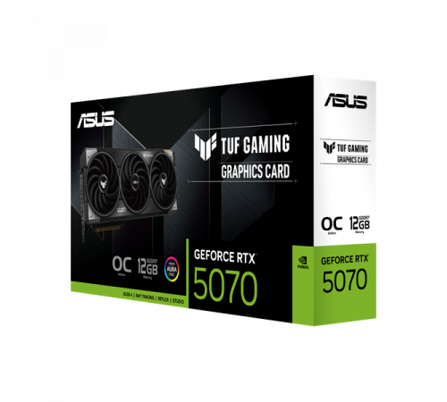 Видеокарта ASUS TUF RTX5070 12GB, GDDR7/192-bit