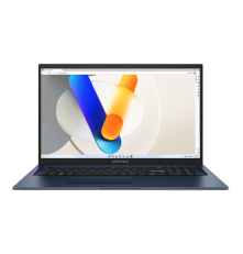 Ноутбук ASUS Vivobook 17 X1704VA-AU982, Intel Core 5 120U, 17.3", FHD, 1920x1080, 16:9, DDR5 16GB, 512Gb SSD, Intel UHD Graphics, Wi-Fi 6+, BT 5.2, No OS, синий