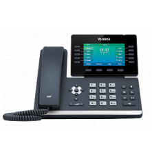 SIP-телефон YEALINK SIP-T54W, 16 аккаунтов, цветной 4.3` LCD-экран  480х272, Bluetooth,WiFi, USB, GigE, цветной экран, без БП, черный